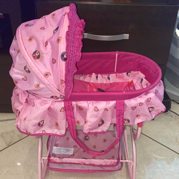 🎀Minnie Mouse doll rocking bed - Picture 5 of 6